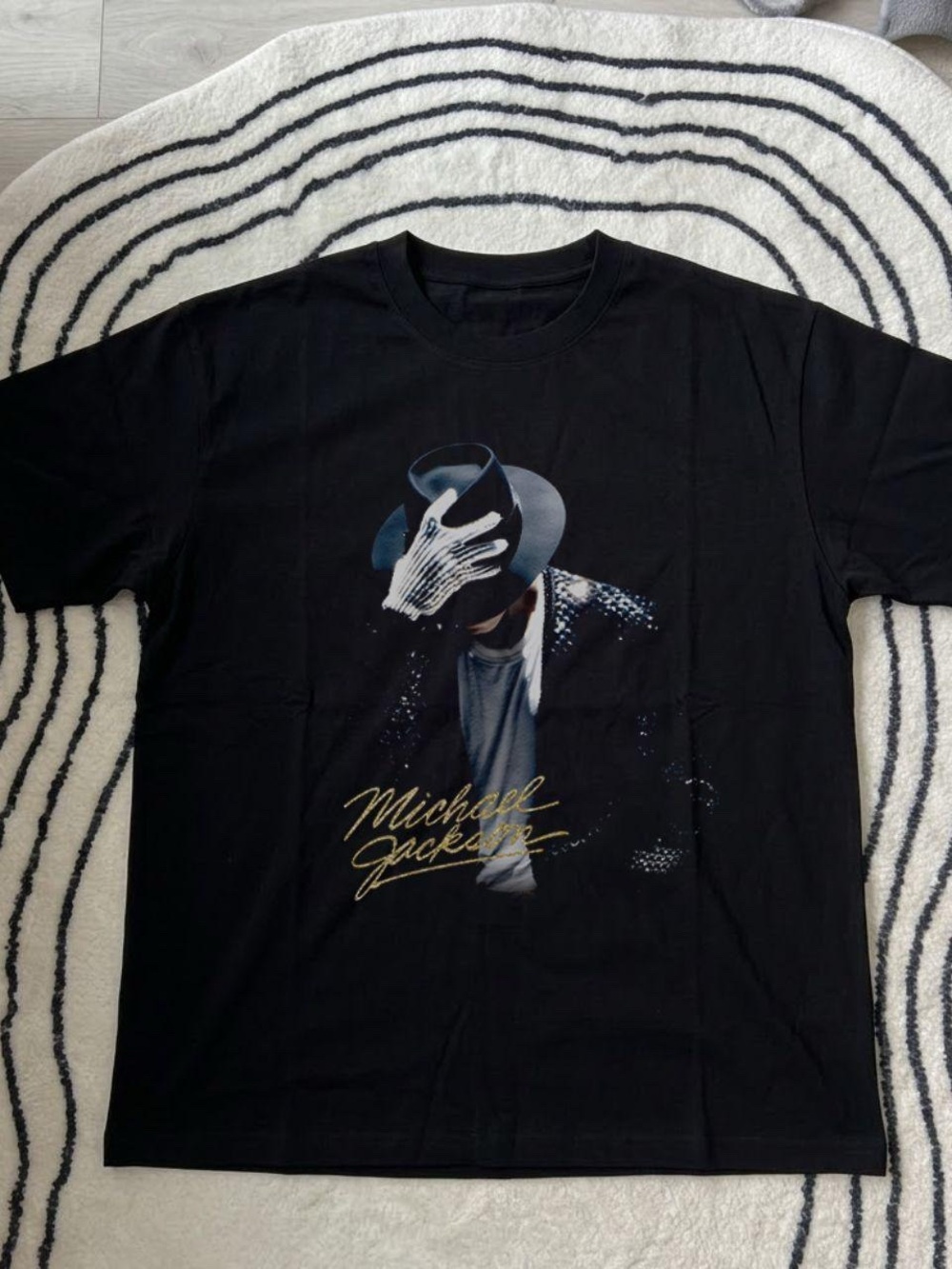 Black Graphic Michael Jackson Tribute Tee